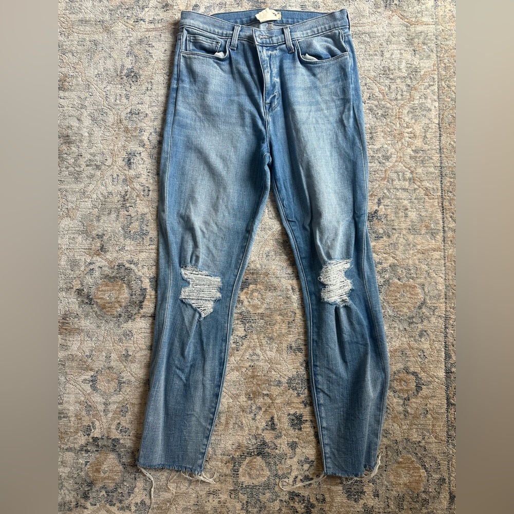 L’Agence Distressed Jeans